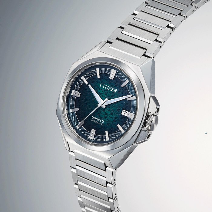 CITIZEN 星辰 AUTOMATIC 機械錶 Series 8 系列 不鏽鋼 耐磁 10bar 防水 NB6050-51W @EASYwatches