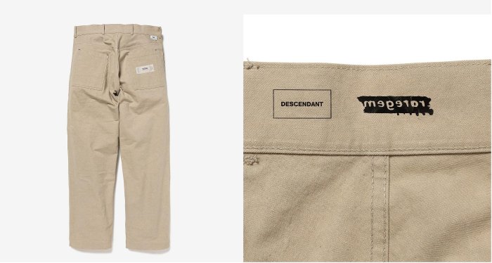 新品 DESCENDANT raregem WORK TROUSERS L DESCENDANT＞WORK TROUSERS raregem | MAKES ONLINE STORE