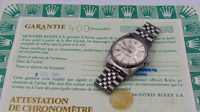 【美好時光】ROLEX勞力士經典款16014有保單美品 （ 1601 16234 116234參考）