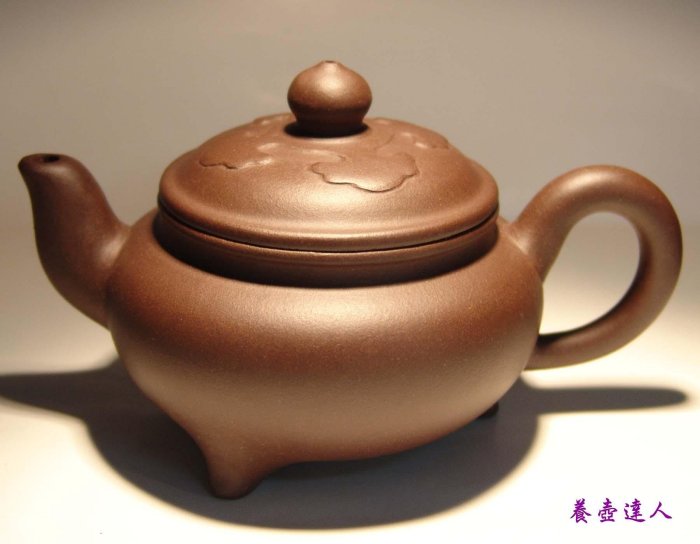 養壺達人}精選宜興紫砂名人{李建軍}極品老紫泥之{雲鼎如意壺} | Yahoo拍賣