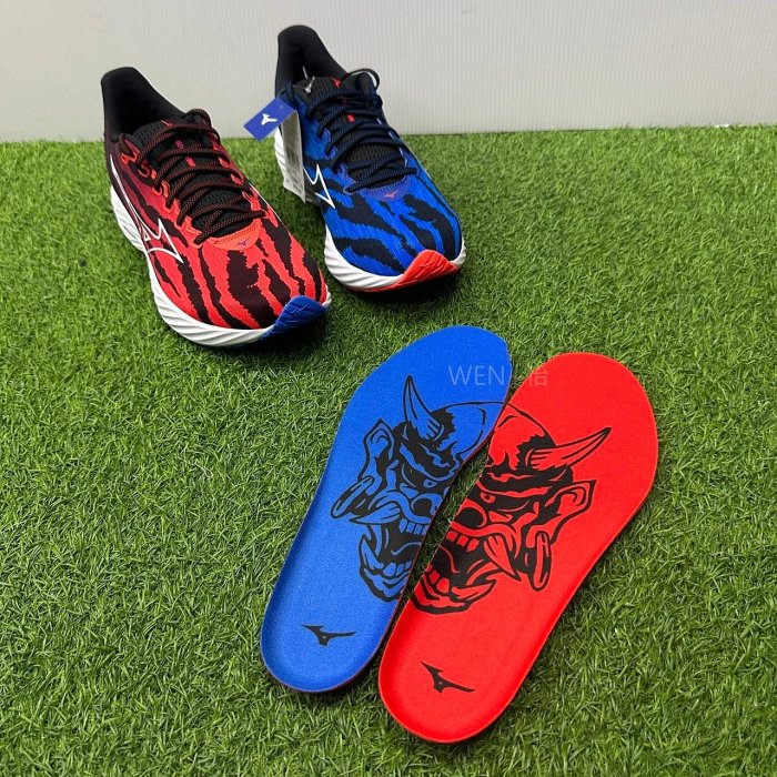 wen~怡棒壘美津濃25年上RIDER 28 Oni Pack 全新男慢跑鞋舒適好穿