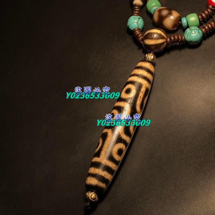 藏式多寶老瑪瑙天珠老琉璃配九眼天珠項鏈手持多寶: 西亞線珠火供天珠息