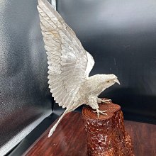 日本大淵光則參展的純銀白鷹，自日本頂級金銀器制作大淵銀器之手獨特的