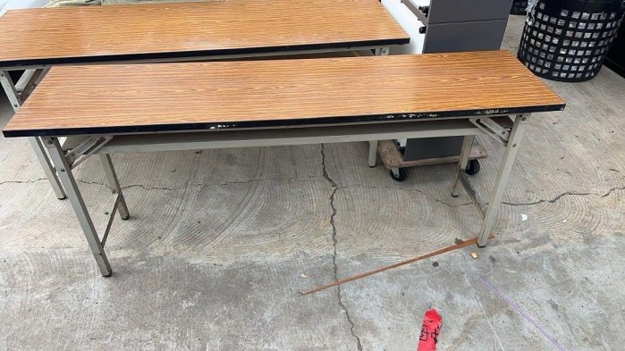 菁正讚二手家具家電 實體店面❤️實品拍攝👍安心購買✌️  辦公折桌 折疊桌 OA折疊桌 折疊長桌