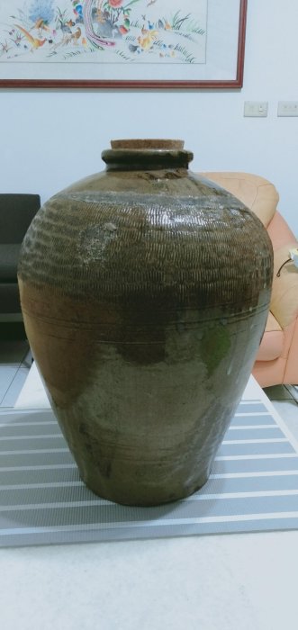 阿母的大甕缸(寬35*高50CM) 無法宅配請自取古早早期古甕大甕老甕酒甕只 