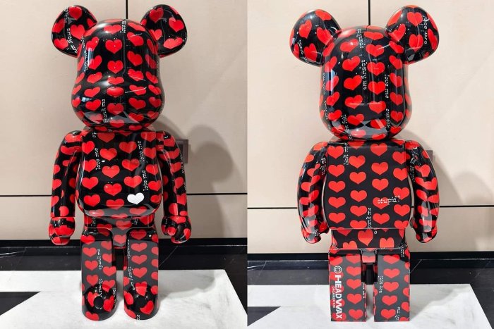 BE@RBRICK Black Heart 1000％ 愛心1000% | Yahoo拍賣