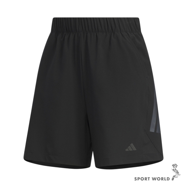 Adidas 排汗短褲 女裝 訓練 慢跑 黑【運動世界】KE9128