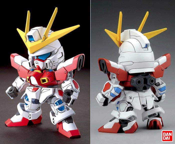 Bandai BB Senshi #396 Build Burning Gundam Model Kit (Gundam Build Fighters Try) - No Glue Needed - View #7