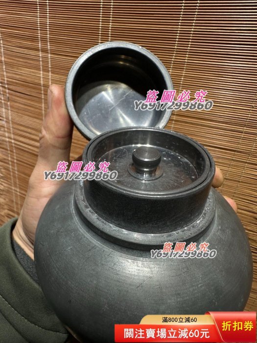 日本回流英祥堂造錫茶罐錫茶入14cm 錫壺【尺寸】 直徑約11cm/高度約