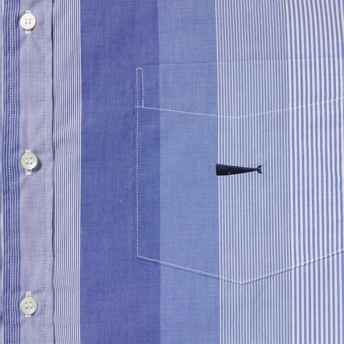 トップス DESCENDANT HYANNIS multi stripe b.d ls DESCENDANT - DESCENDANT HYANNIS MULTI STRIPE BD LSの通販 by