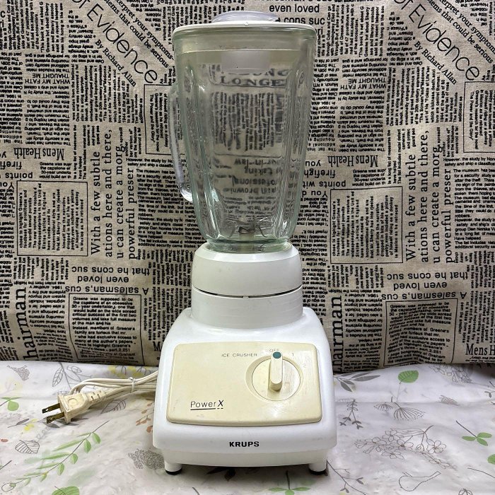 二手德國品牌krups 克魯伯碎冰果汁機ART-238/調理機/玻璃杯果汁機/爆冰機/飲料機/料理機/碎冰機