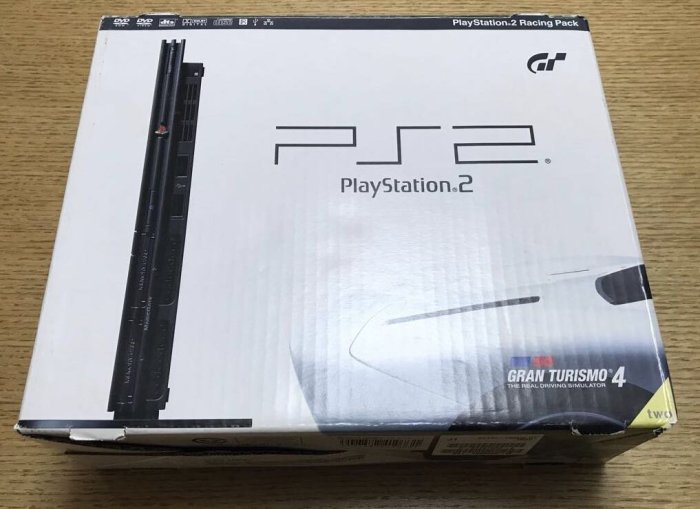 SONY PlayStation PS2 Slim SCPH-70000GT GT4 跑車浪漫旅4 限定同捆