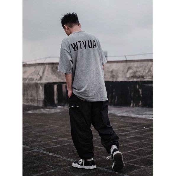 21ss WTAPS BANNER tee tシャツ wtvua design 全新真品WTAPS 21SS BANNER / SS / COTTON tee 短袖T恤t-shirt 灰色L號