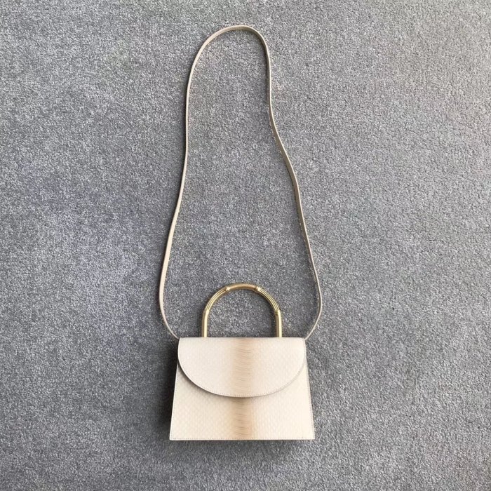 ╭☆包媽子店☆Oroton 澳洲輕奢品牌蛇紋牛皮手拎單肩斜挎包((台灣現貨))