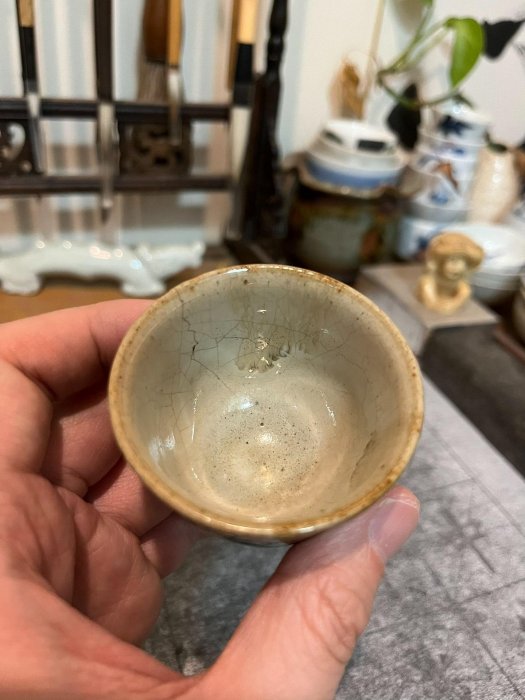嚴選日本回流明治大正時期古九谷茶杯，精品老九谷彩繪茶道具。 古九谷