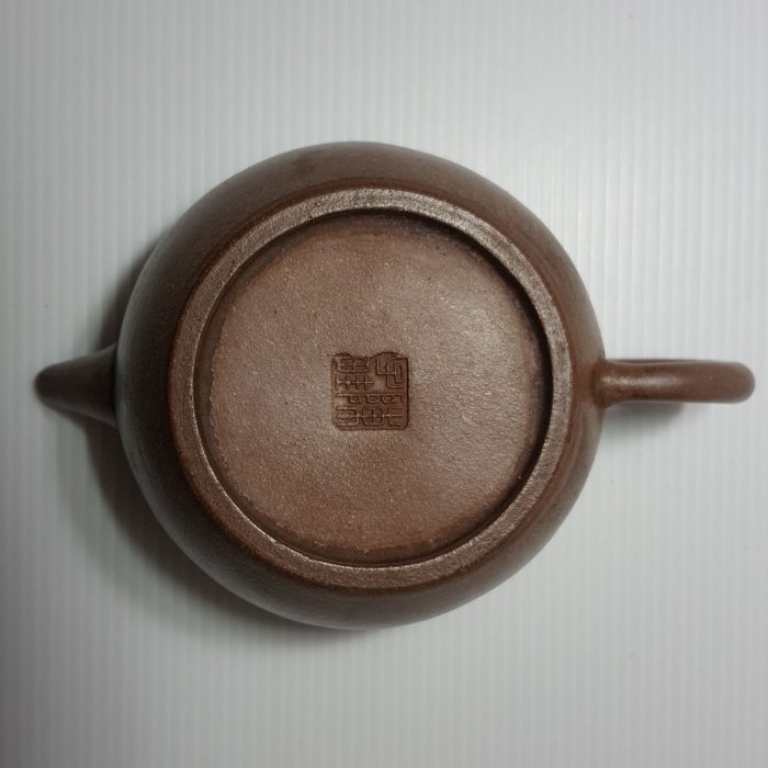 紫砂彫 素面壺 陳子畦銘 明時代 中国陶磁器 後手急須 茶壷
