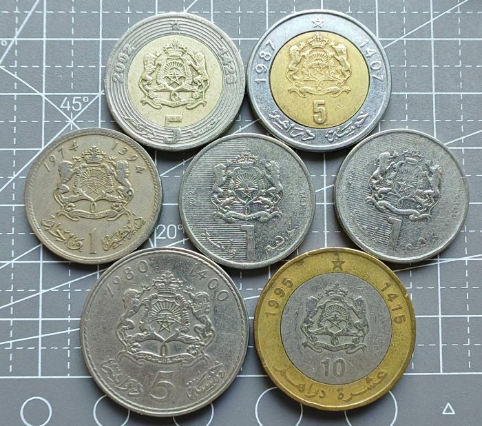 摩洛哥古錢幣嚴選1951-1965年珍藏版硬幣銅幣幣種| Yahoo拍賣