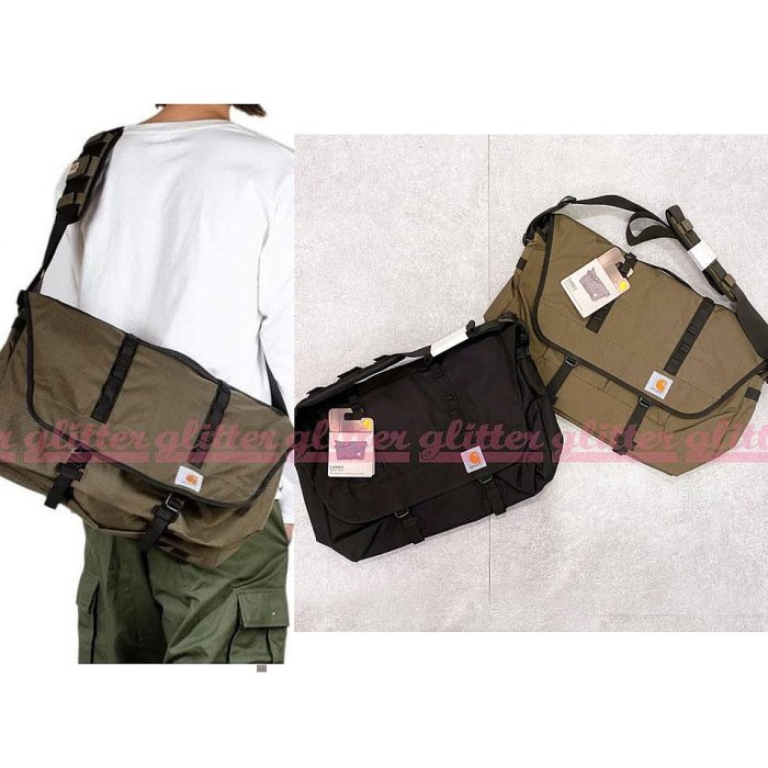 glitter。美線 Carhartt Cargo Messenger 郵差包 側背包 書包 斜背包
