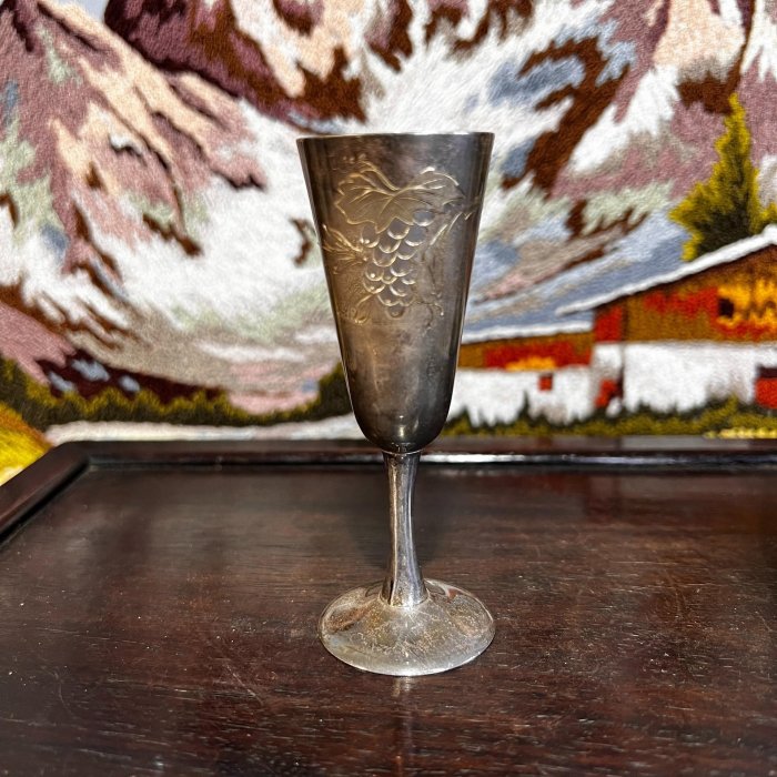 純銀高腳杯高度10cm 口徑3.5cm 重量28.9g 【一】本店商品滿，（，地區