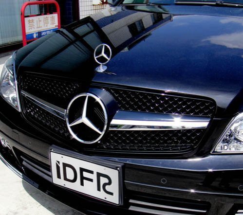 圓夢工廠 Benz 賓士 W204 C180 C200 C240 C250 C280 C300 SL款水箱罩 附原廠星