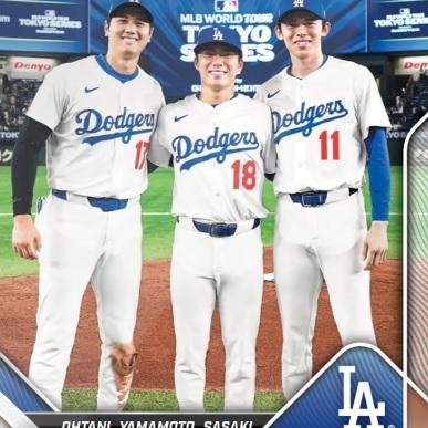 現貨》大谷翔平&山本由伸&佐佐木朗希新人漂亮日本大聯盟三球星合照於