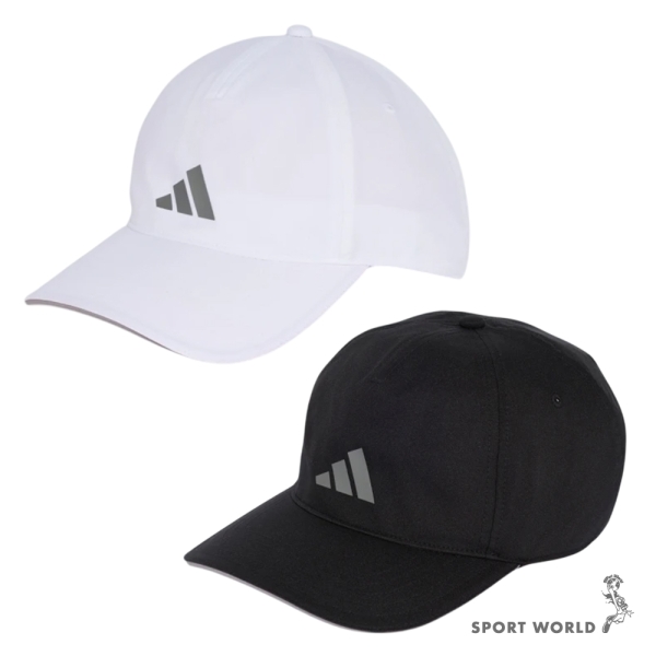 Adidas 帽子 棒球帽 排汗 涼感 白/黑【運動世界】KV5284/KV5285