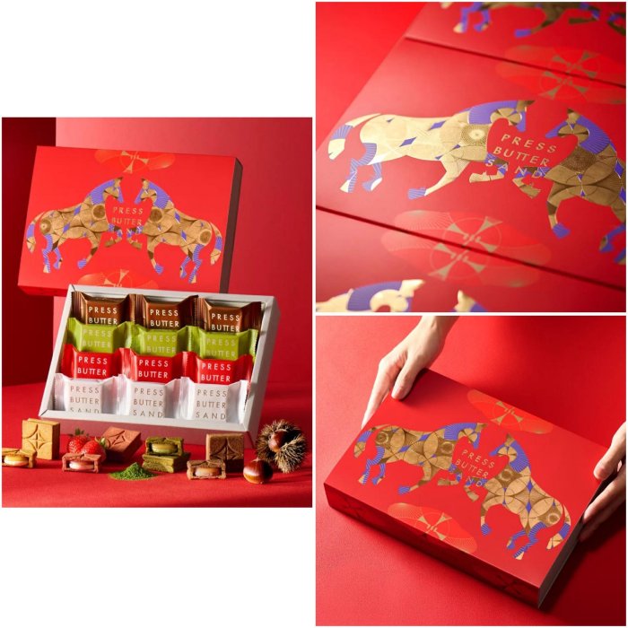 ＊日式雜貨館＊日本代購 press butter sand 開心果櫻桃夾心餅乾 巧克力奶油 伯爵紅茶奶油 草莓巧克力雙味 香橙巧克力雙味 焦糖奶油夾心餅