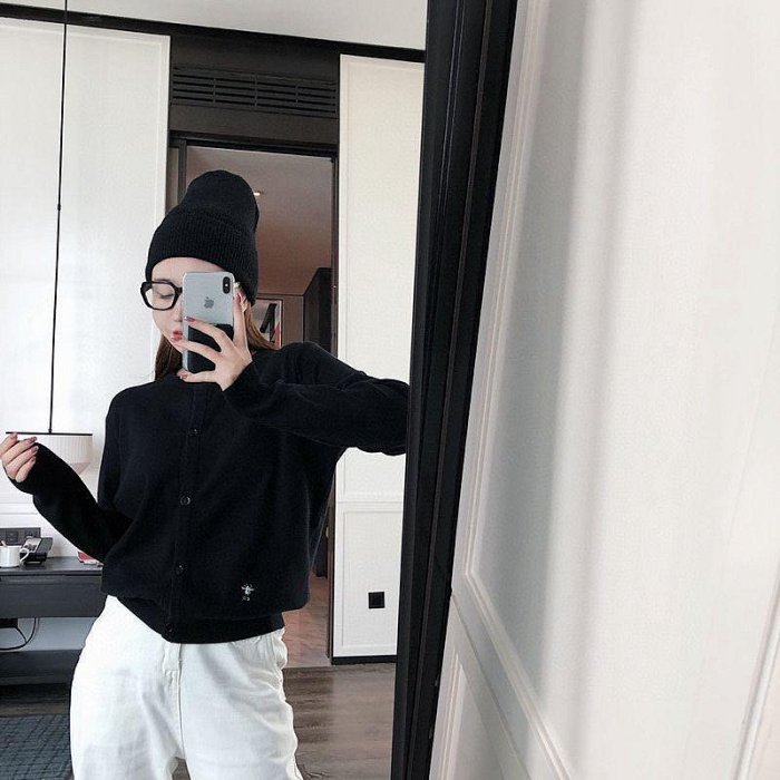 Dior CD 迪奧小蜜蜂 小外套 刺繡包芯紗針織 針織外套 毛衣外套 實穿百搭 好氣質