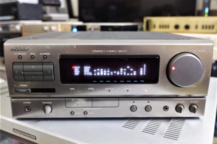 老楊音響二手日規VICTOR AX-MXF3高低音分離微型立体聲綜擴品相尚可良品