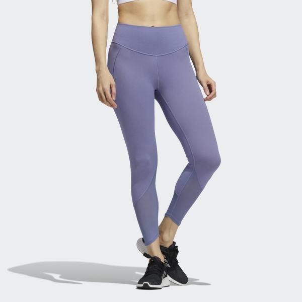 ADIDAS 束褲 7/8 TIGHTS 藍紫 瑜珈 緊身褲 女 GR8097