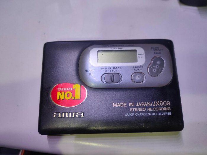 拾荒者 古早 愛華 aiwa JX609 卡帶 收音機 隨身聽