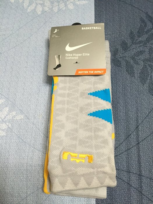 全新正品台灣公司貨 NIKE ELITE LEBRON 高階實戰籃球襪  L號賣場