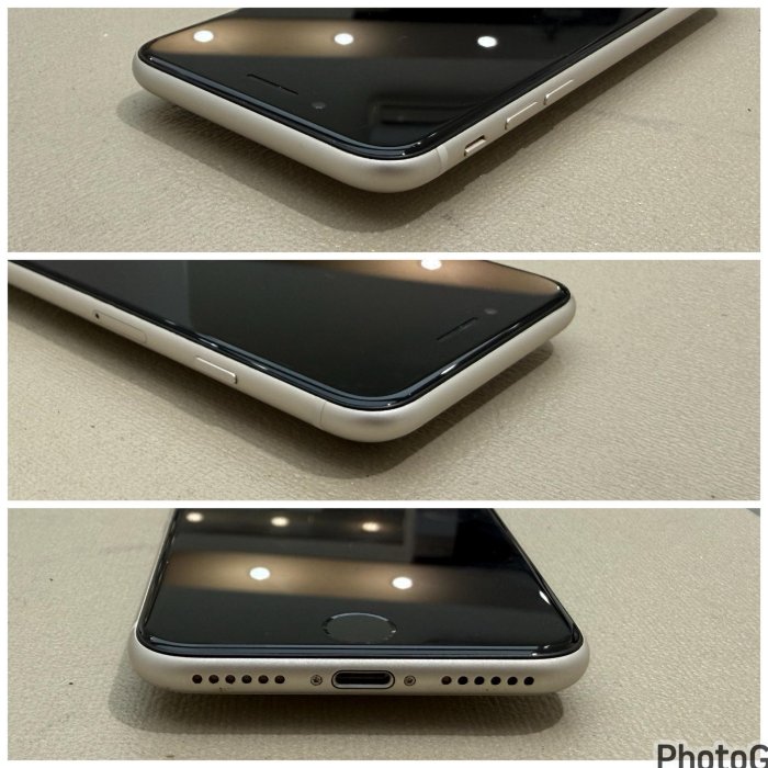 iPhone SE3 128G 二手機 星光色 刷卡分期【米米瑞隆】高雄實體 可出租 R3738 中古機