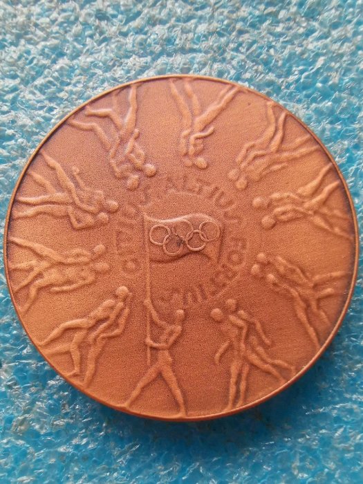 嚴選1956年澳國墨爾本奧運會紀念獎牌後鑄，39.6克重手工精製收藏款 墨爾本 奧運 紀念幣