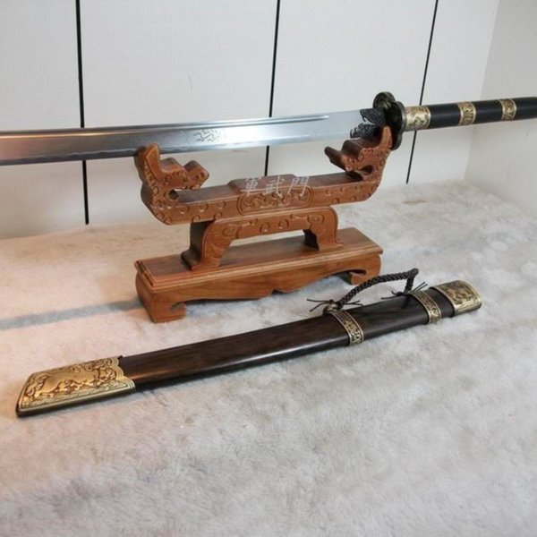 康熙斬馬刀二級黒檀百錬文紋鋼  古兵器 武具 刀装具 日本刀 模造刀 居合刀 3b3478c8-63d8-43db-afb7-