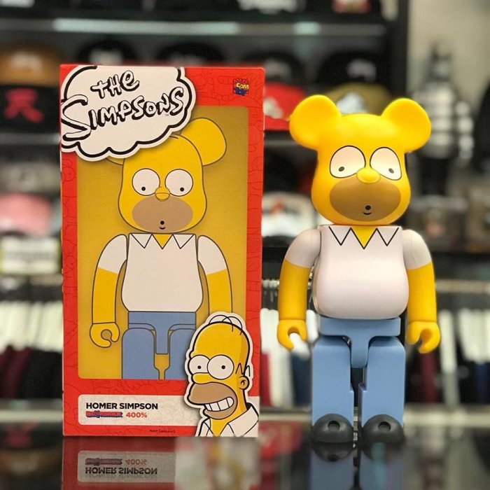 Be Rbrick Bearbrick Homer Simpson 400 BearBrick 400% Homer