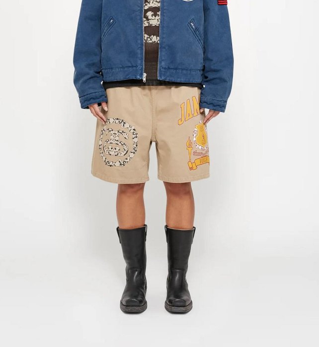 STUSSY & DENIM TEARS GYM SHORT 短褲。太陽選物社312025