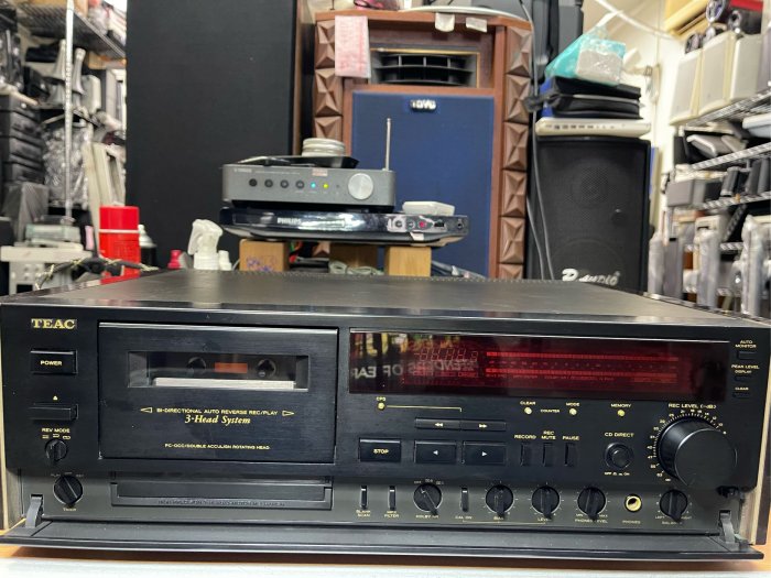 TEAC R-9000 カセットデッキ 3ヘッド オートリバース リモコン TEAC R