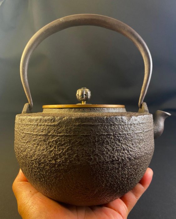 小確幸}}} 昭和28年松下電器創業紀念獨樂型日本老鐵壺/日本老鐵瓶