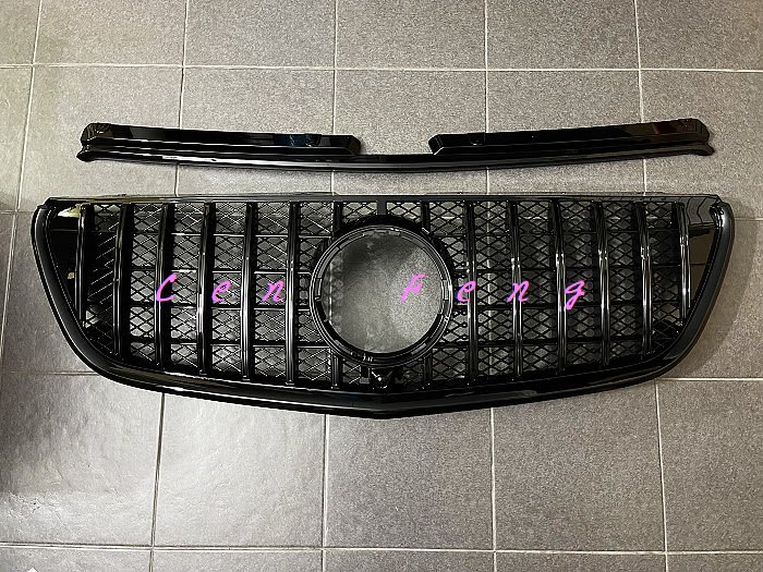 涔峰ＣＦ☆ (黑)賓士 BENZ W447 VITO V250D 前期 GT 直瀑式 水箱護罩 滿天星 水箱罩 中網