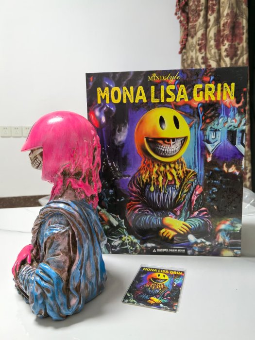 Ron English《Mona Lisa Grin》人偶公仔全新未拆封現貨售獲得藝術收藏