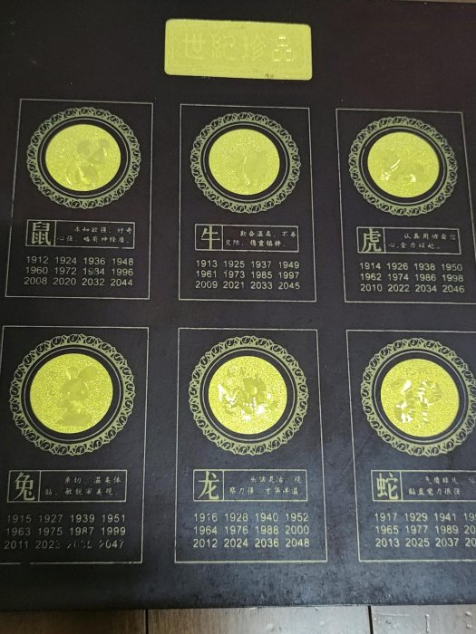 香港龍虎豹-24k純金12生肖紀念金箔| Yahoo拍賣
