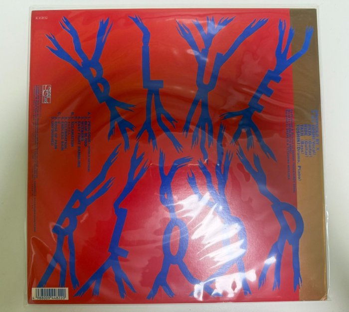首版X Japan blue blood 黑膠2LP 林佳樹hide 封套ex+ 盤ex+ 舊藏音樂