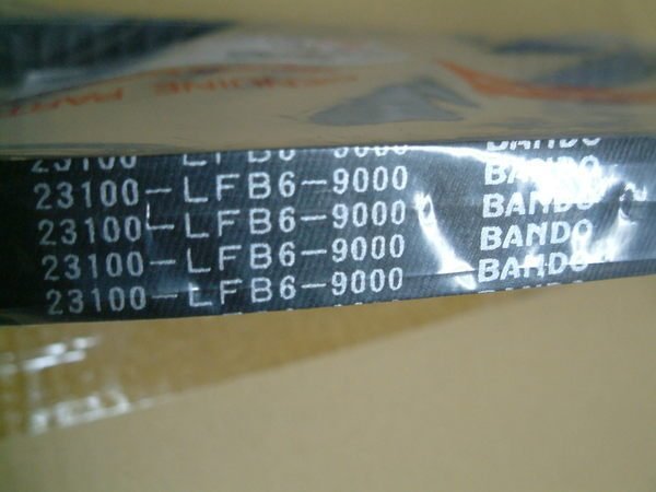 光陽 原廠 皮帶 Racing 雷霆 G6 150 噴射版 LFB6 一條 650元 BANDO