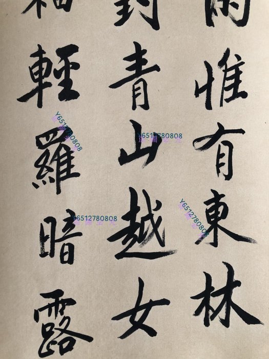 書法43【劉春霖】書法純手繪四條屏，1一套裱好尺寸高x寬182x38cm 畫芯