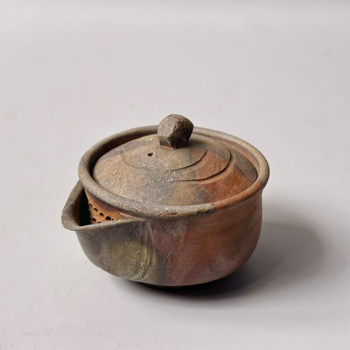 嚴選木村一陽作寶瓶，140cc無箱日本備前焼，藝術陶瓷收藏推薦日本備前