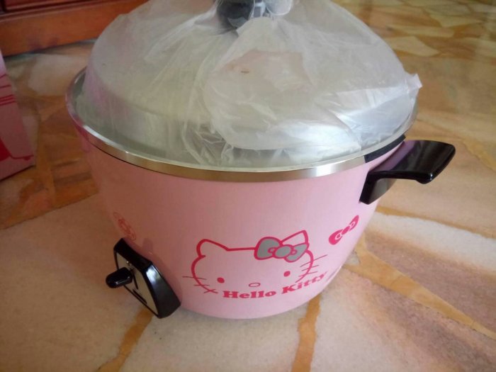 大同第一代粉紅色Hello Kitty全新10人份不鏽鋼配件(TAC-10A-SKTA)(不含