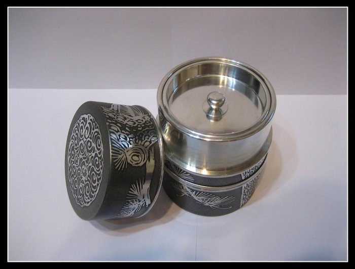 茶道具　錫半　本錫　棗 Yahoo!オークション -「茶道具 棗」(錫製) (金属工芸)の落札相場