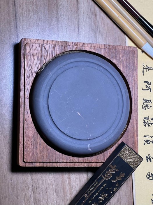 老坑水巖 (硯板) 原石 24.2065sz 萬石君天然老坑眉