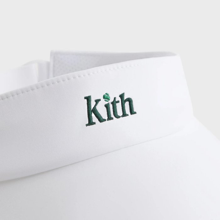 【曼森體育】Kith & Wilson 聯名款 網球 中空帽 白 56-58cm 超有質感 遮陽帽